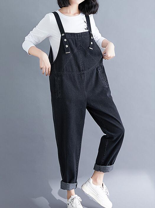 Denim Spring Overall Women Casual Jumpsuits PZ97251 VPPBUY shop