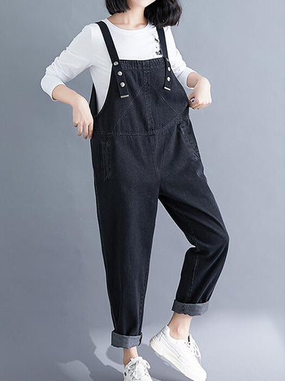 Denim Spring Overall Women Casual Jumpsuits PZ97251 VPPBUY shop