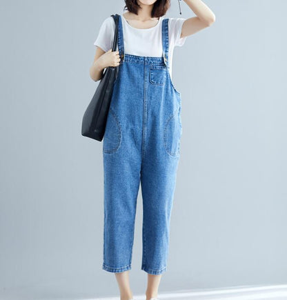 Blue Denim Spring Overall Women Casual Jumpsuits PZ97251 VPPBUY shop