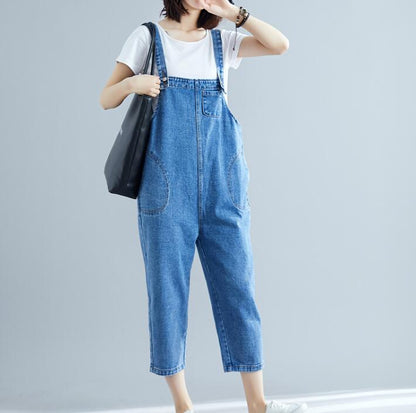 Blue Denim Spring Overall Women Casual Jumpsuits PZ97251 VPPBUY shop