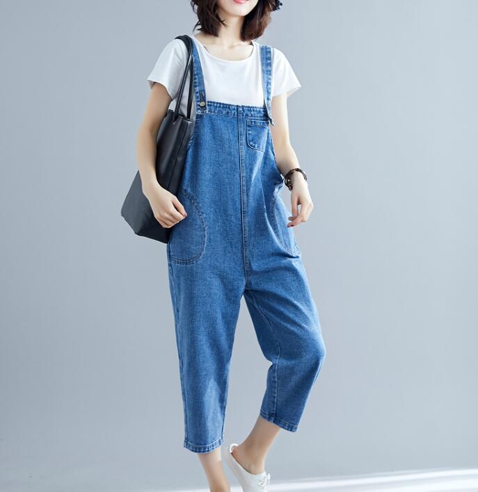 Blue Denim Spring Overall Women Casual Jumpsuits PZ97251 VPPBUY shop