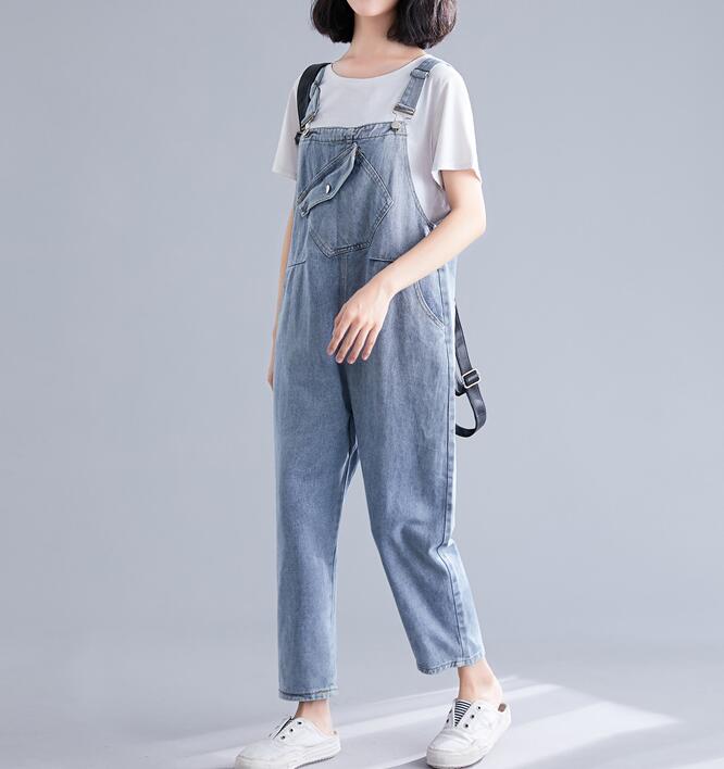 Casual Spring Black Wool Overall Women Jumpsuits PZ97251 VPPBUY shop