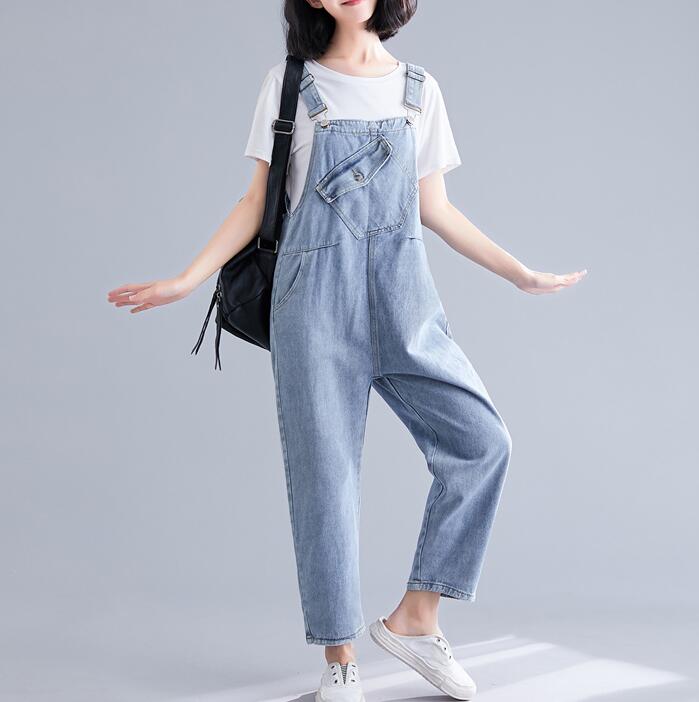 Casual Spring Black Wool Overall Women Jumpsuits PZ97251 VPPBUY shop