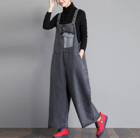 Casual Spring Denim Overall Women Jumpsuits PZ97251 VPPBUY shop