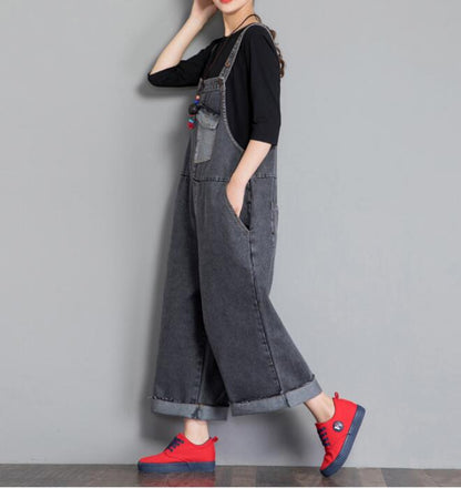 Casual Spring Denim Overall Women Jumpsuits PZ97251 VPPBUY shop