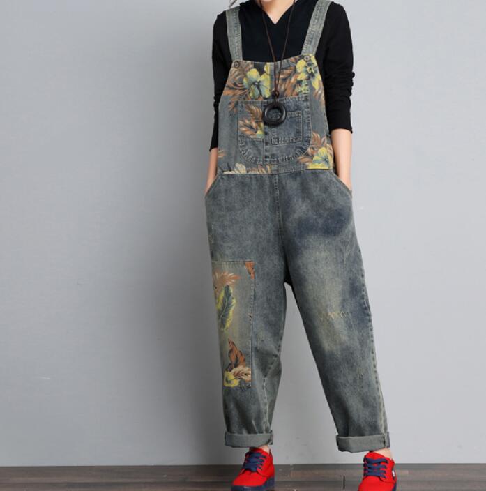 Loose  Casual Spring Denim Overall Women Jumpsuits Dress VPPBUY shop