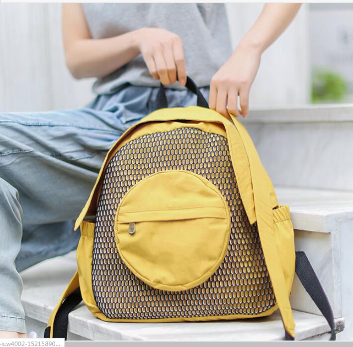 Patchwork Casual Simple Women Travel Backpack Shoulder Bag VPPBUY shop