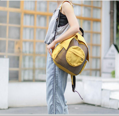 Patchwork Casual Simple Women Travel Backpack Shoulder Bag VPPBUY shop