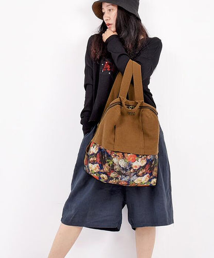 Floral PatchWork Large Casual Simple Women Travel Backpack Shoulder Bag 1289 VPPBUY shop