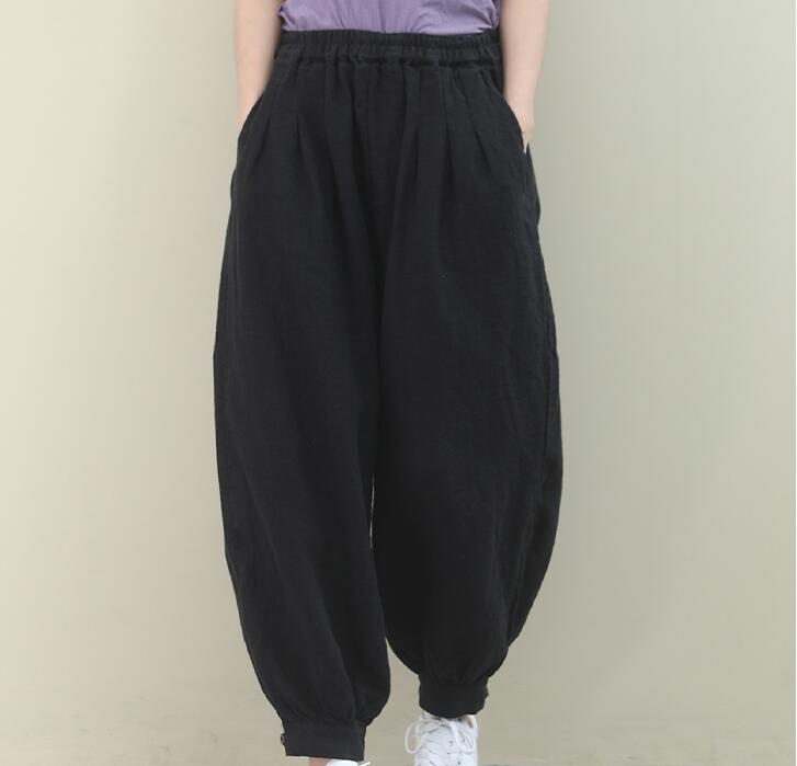 Summer Loose Linen Wide Leg Women Casual Pants WG05131 VPPBUY shop