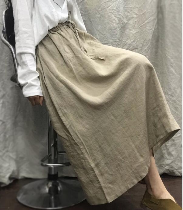 Casual linen loose Woolen Winter Women's Skirts  DZA2005106 VPPBUY shop