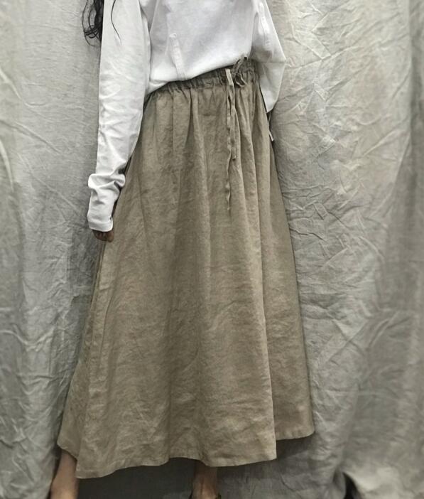 Casual linen loose Woolen Winter Women's Skirts  DZA2005106 VPPBUY shop