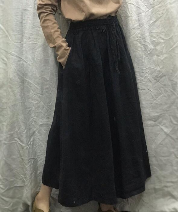 Casual linen loose Woolen Winter Women's Skirts  DZA2005106 VPPBUY shop