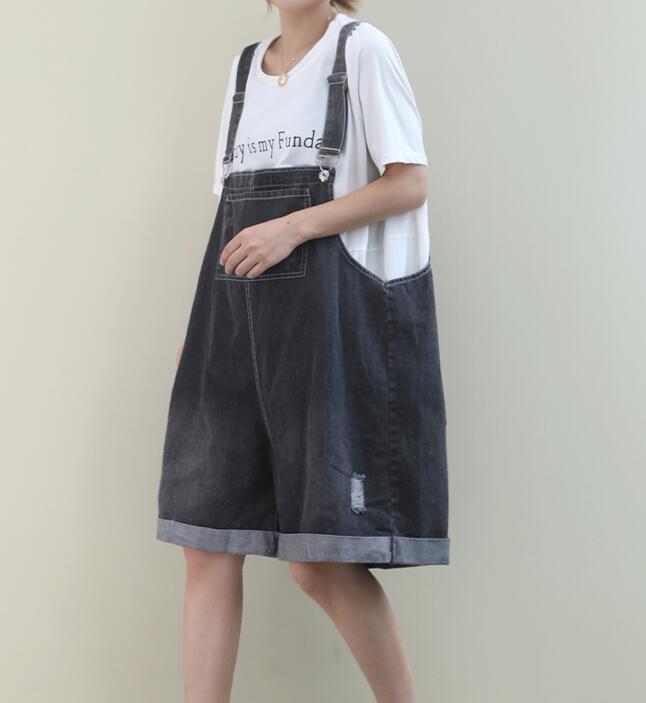 Denim Loose Casual Summer Denim Overall Loose Women Jumpsuits QYCQ05165 VPPBUY shop