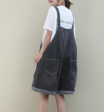 Denim Loose Casual Summer Denim Overall Loose Women Jumpsuits QYCQ05165 VPPBUY shop