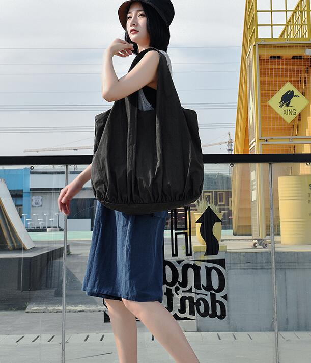 Solid Color Casual Large Simple Women Travel Shoulder Bag VPPBUY shop