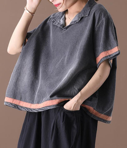 Loose Casual T-Shirts Summer Women Cotton Tops WG961707 VPPBUY shop