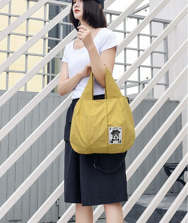 Women Backpack cotton Linen bag  shoulder strap single shoulder bag VPPBUY shop