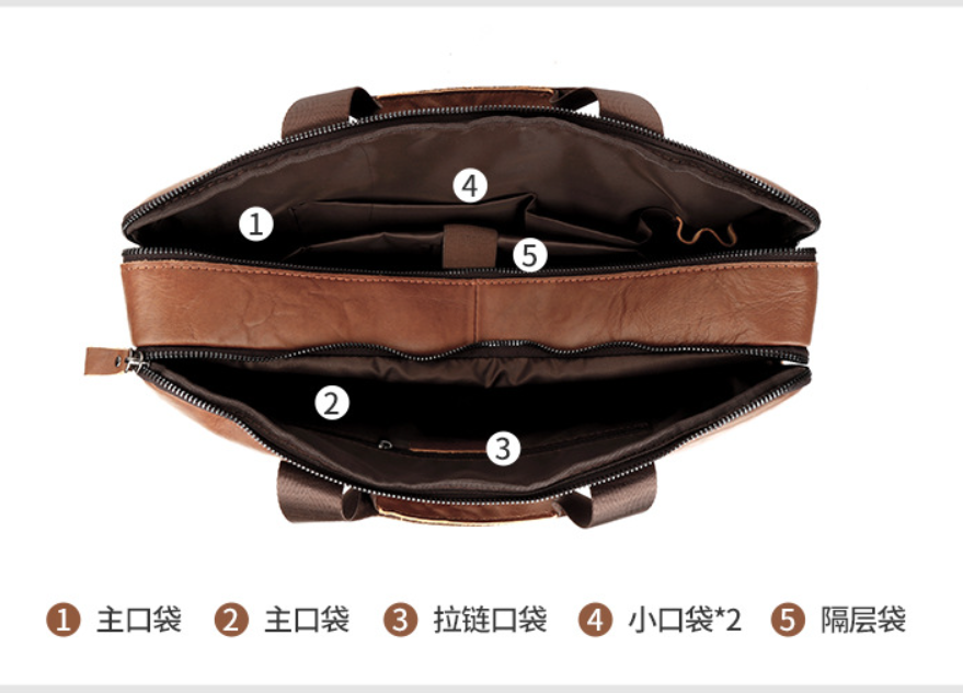 Leather handbag, Laptp Bag, Messenger Shoulder Bag,Men's briefcase men's bag,laptop Bag 0011 VPPBUY shop