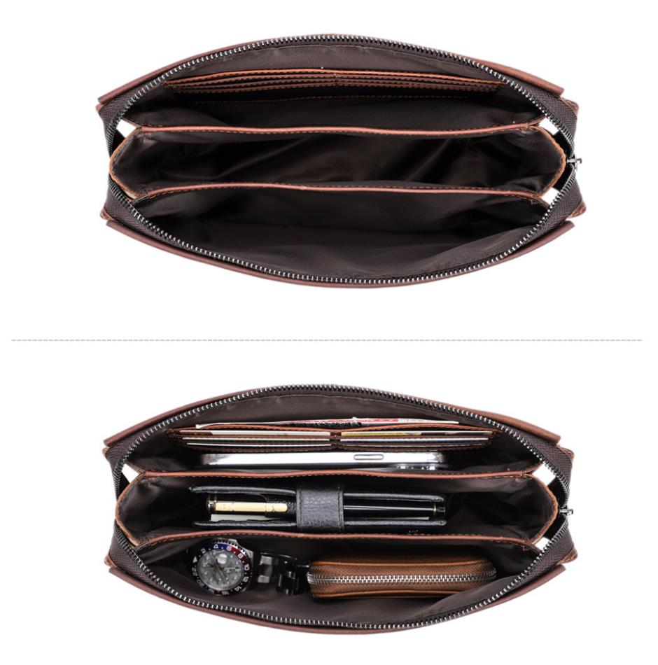 Men's Wallet Leather Purse Leather Hand Bag Clutch Bag Card Package Anti-theft Password lock Storage Bag For Gift VPPBUY shop