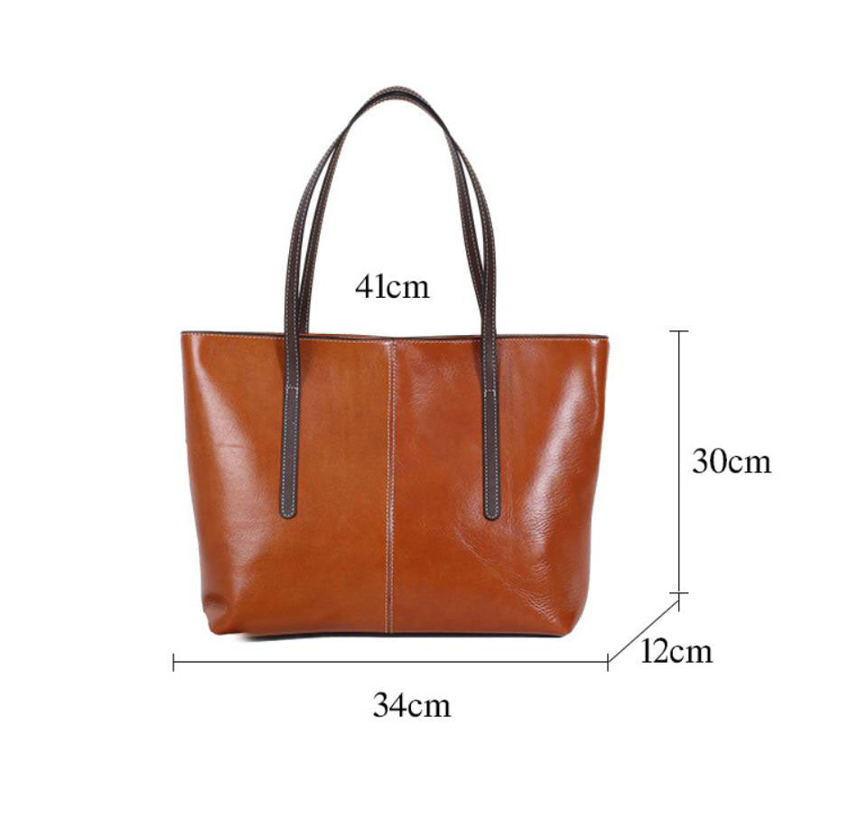 Leather Tote Bag for Women Shoulder Bag Handbag, Everyday Large Capacity Elegant Bag, Birthday Gift for Her VPPBUY shop