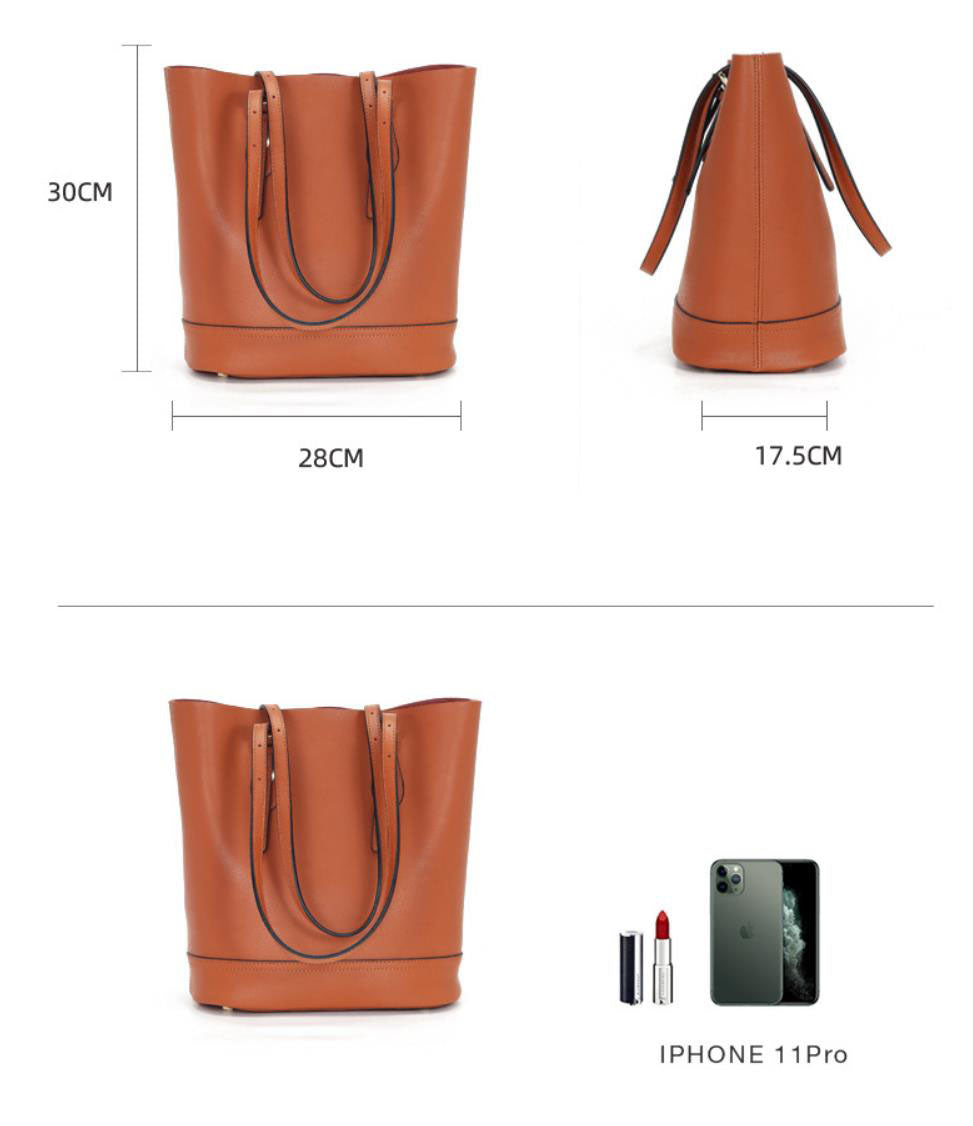 Simple Fashion Leather Tote Bag for Women Shoulder Bag Handbag, Everyday Large Capacity Elegant Bag, Birthday Gift for Her VPPBUY shop