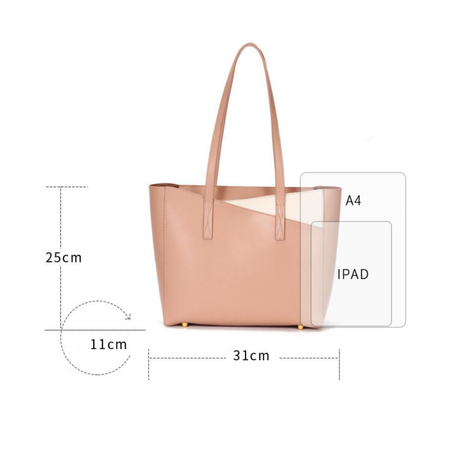 Simple Fashion Leather Tote Bag for Women Shoulder Bag Handbag, Everyday Large Capacity Elegant Bag, Birthday Gift for Her VPPBUY shop