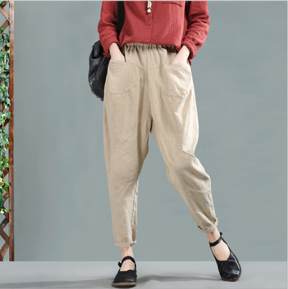 Linen Summer Women Casual Pants LPP97131 VPPBUY shop