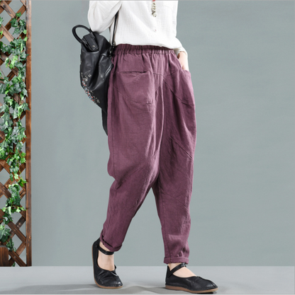 Linen Summer Women Casual Pants LPP97131 VPPBUY shop