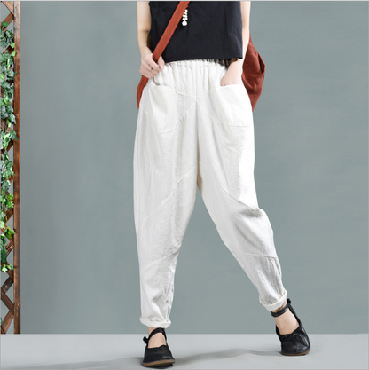 Linen Summer Women Casual Pants LPP97131 VPPBUY shop