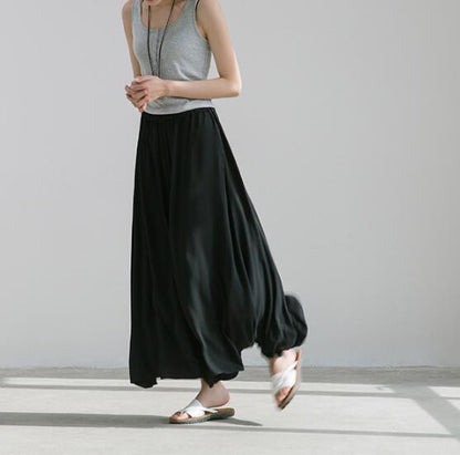 Summer Cotton Women Wide Legs Pants VPPBUY shop