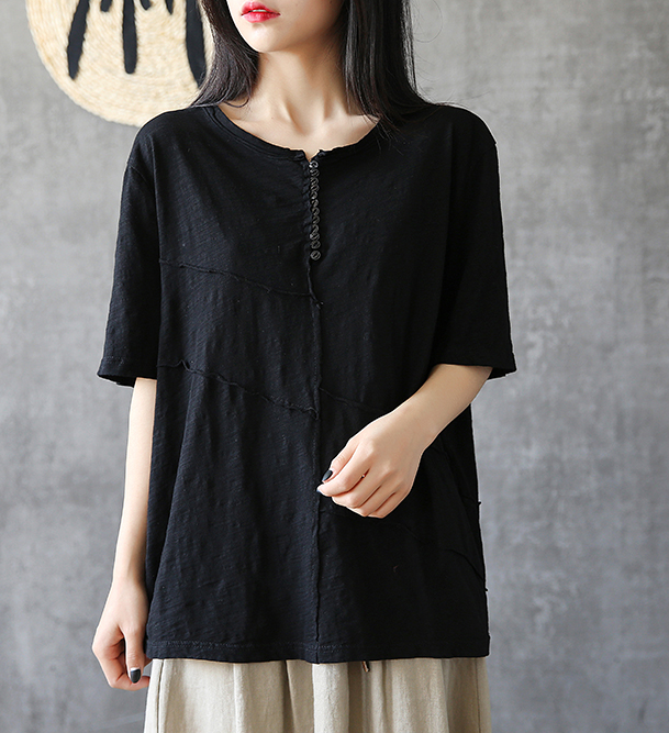 O Neck Summer Women Casual Blouse Cotton Linen Shirts  Women Tops DZA2005242 VPPBUY shop