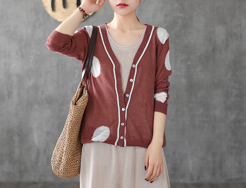 Long Sleeve Summer Women Casual Blouse Cotton Shirts Tops DZA2006133 VPPBUY shop