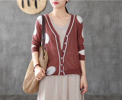 Long Sleeve Summer Women Casual Blouse Cotton Shirts Tops DZA2006133 VPPBUY shop