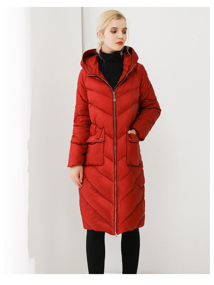 Women Winter 90% Duck Down Jackets Long Warm Women Long Down Coat Plus Size VPPBUY shop