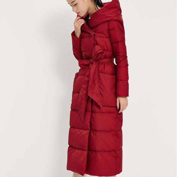 Long Winter Puffer Coat Duck Down Jacket, Down Jacket Women Hooded Down Coat 21005 VPPBUY shop