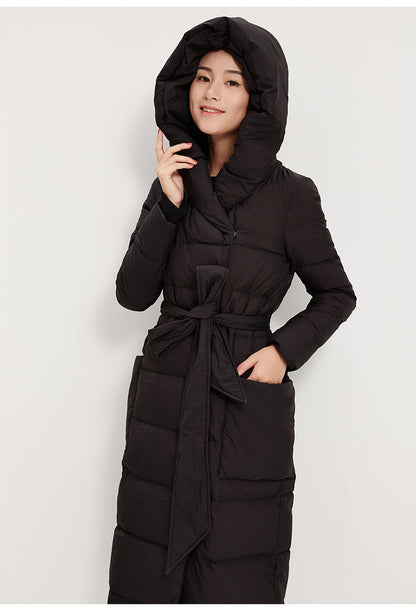 Long Winter Puffer Coat Duck Down Jacket, Down Jacket Women Hooded Down Coat 21005 VPPBUY shop