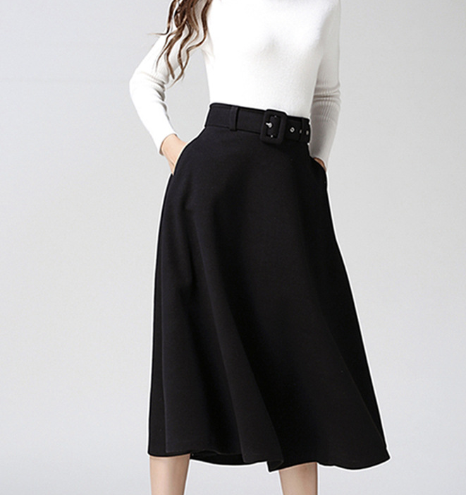 Women's Skirts Winter Wool Skirt  XYN98409 VPPBUY shop