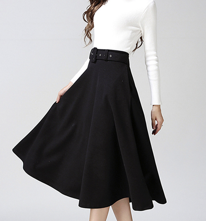 Women's Skirts Winter Wool Skirt  XYN98409 VPPBUY shop