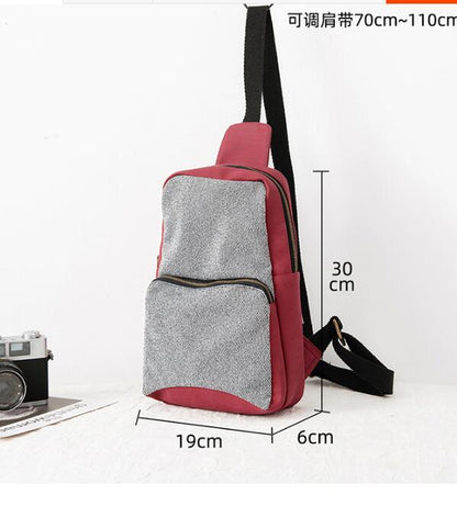 Small Cotton Simple Women Travel Bag Single Shoulder Bag VPPBUY shop