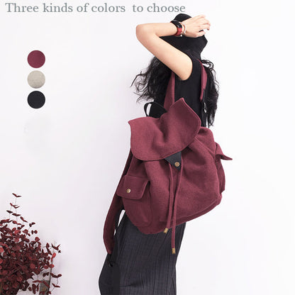 Canvas Casual Women Backpack Travel Shoulder Bag VPPBUY shop