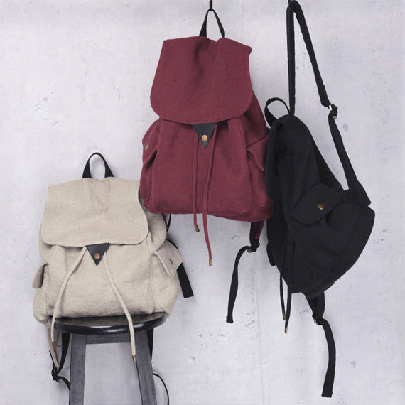 Canvas Casual Women Backpack Travel Shoulder Bag VPPBUY shop