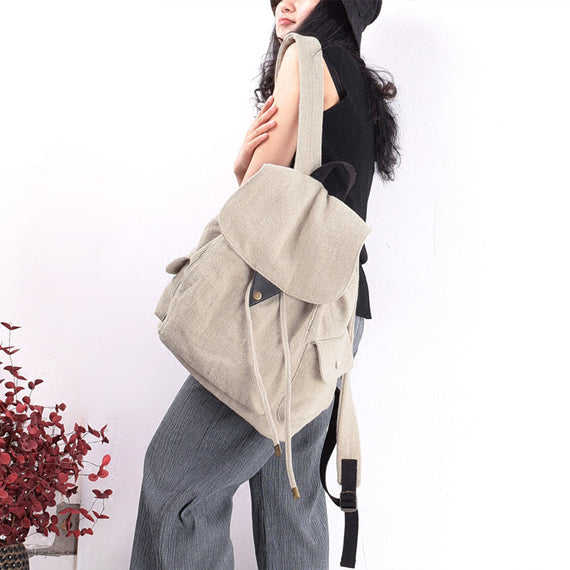 Canvas Casual Women Backpack Travel Shoulder Bag VPPBUY shop