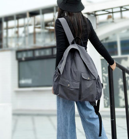 Casual Cotton Simple Women Travel BackPack Shoulder Bag VPPBUY shop