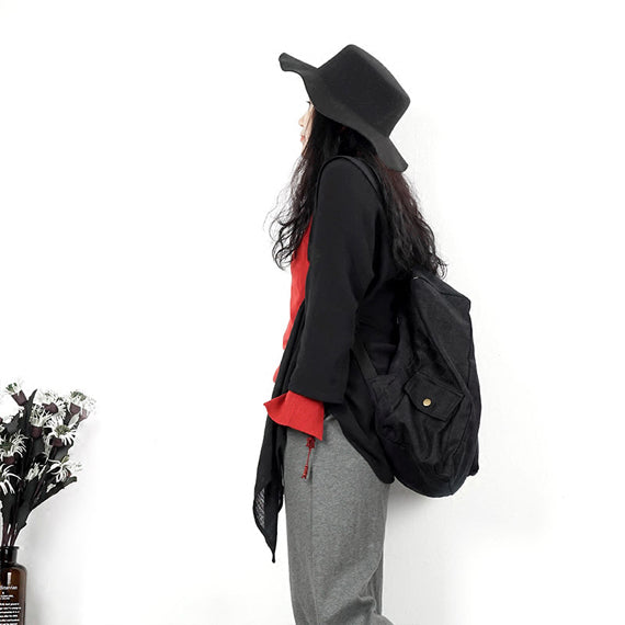 Casual Canvas Simple Style Women Backpack Shoulder Bag VPPBUY shop