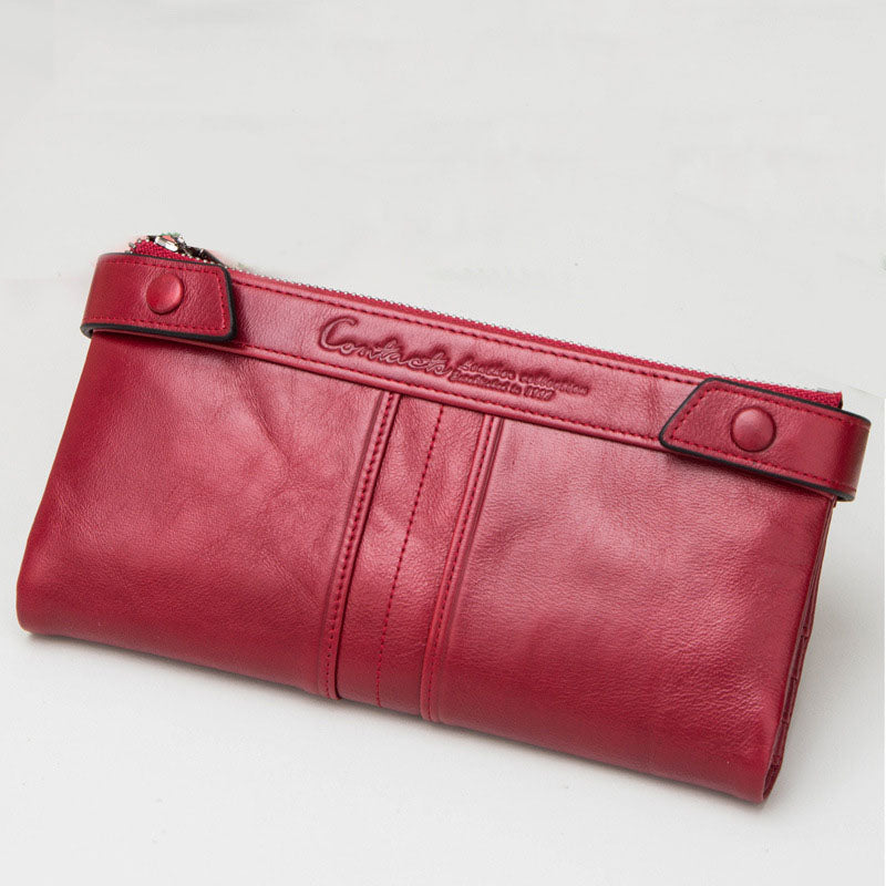 Ladies Leather Wallet Hand Bag Purse Card Package Clutch Bag Storage Bag For Gift VPPBUY shop