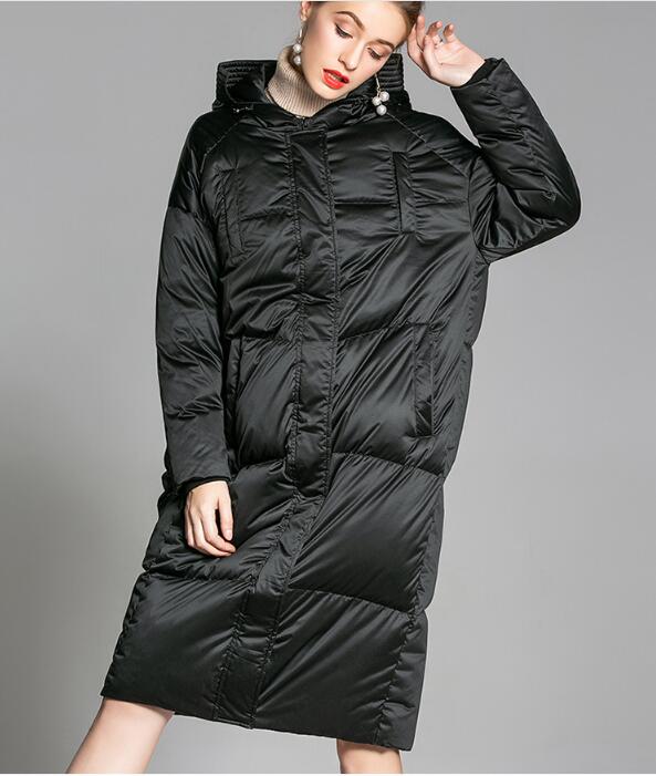 Loose Long Women Down Coat Winter Loose 90% Duck Down Jackets VPPBUY shop