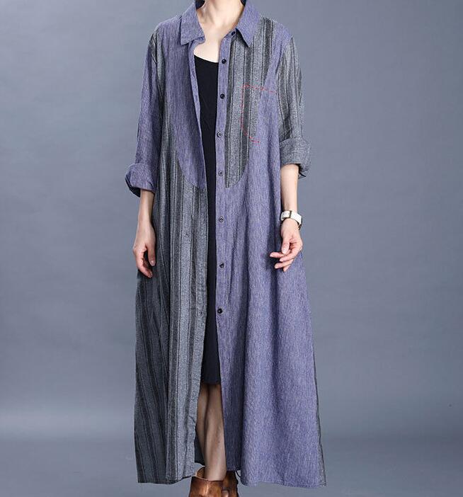 Shirt Dresses loose Linen Women  Dresses  LVSG200122 VPPBUY shop