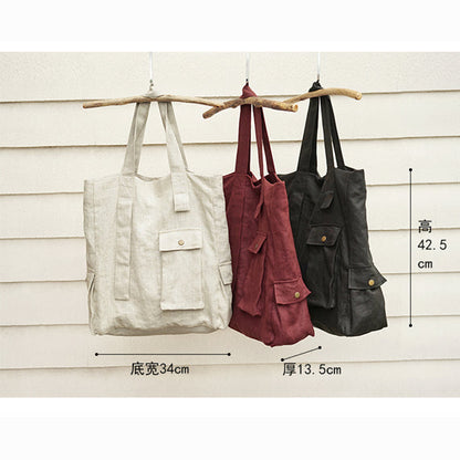 Women Cotton Linen Bags Simple Style Women Shoulder Bag VPPBUY shop