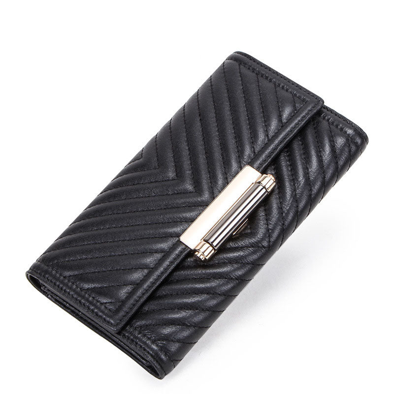 Ladies Leather Wallet Hand Bag Purse Card Package Clutch Bag Storage Bag For Gift VPPBUY shop